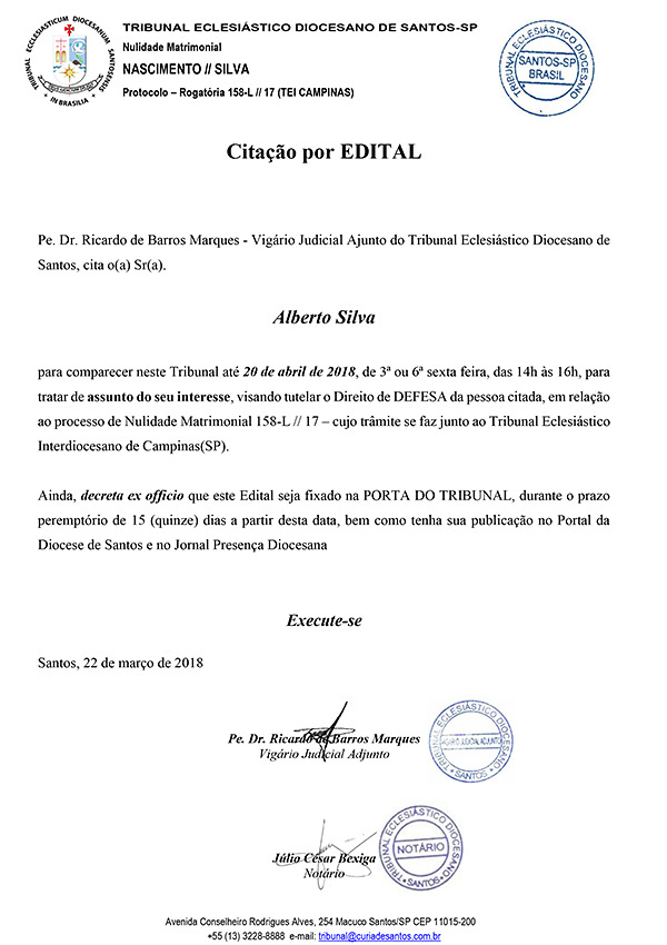 Citacao por Edital Alberto Silva 22 03 2018