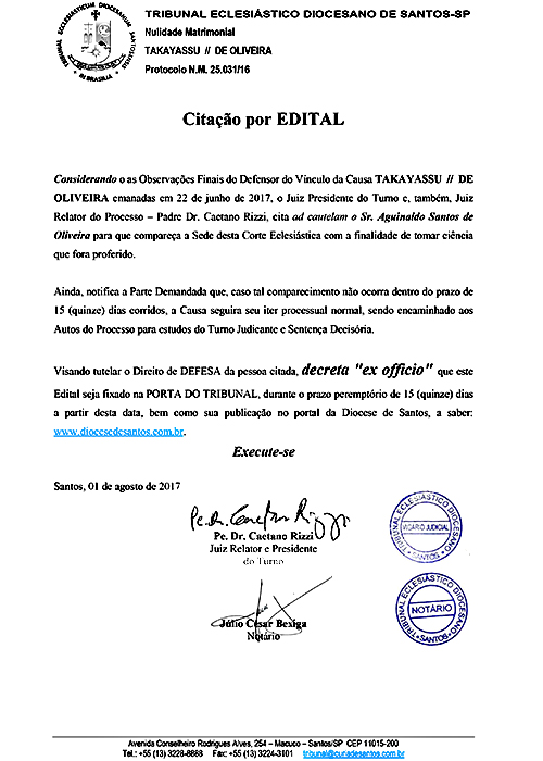 Citacao por EDITAL TAKAYASSU DE OLIVEIRA 01 08 2017