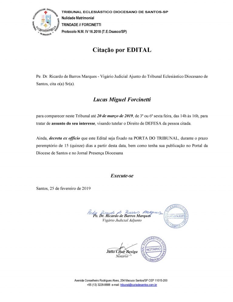 Citacao por Edital Lucas Miguel Forcinetti 25 02 2019