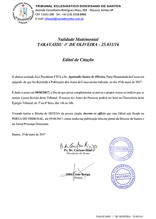 Citacao por Edital Aguinaldo Santos de Oliveira 19 05 2017