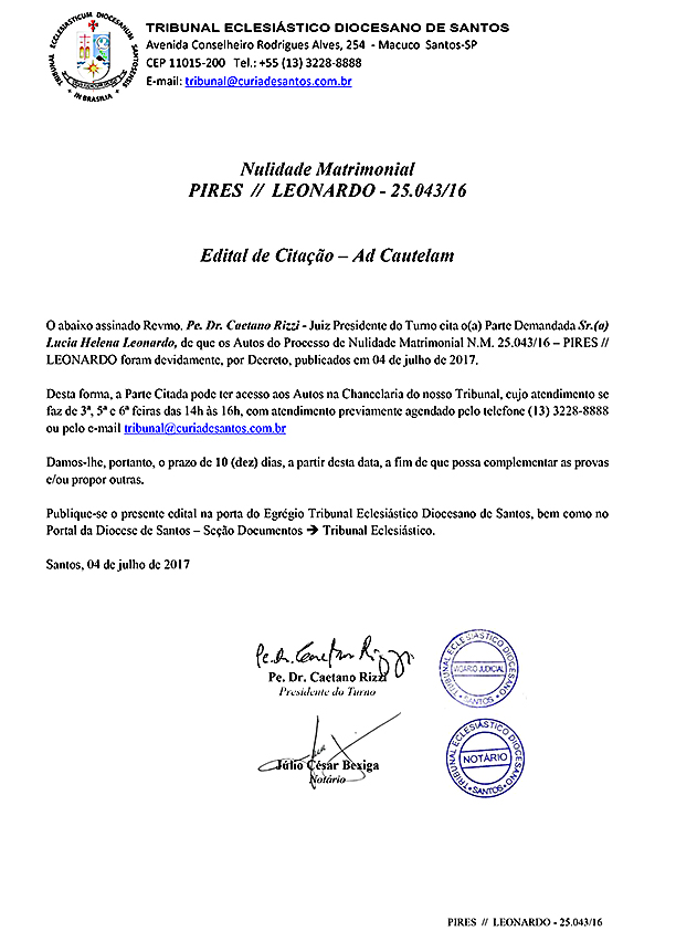 Citacao por Edital Lucia Helena Leonardo 04 07 2017