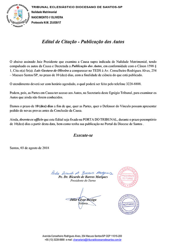 Citacao por Edital Luis Gustavo de Oliveira 03 08 2018