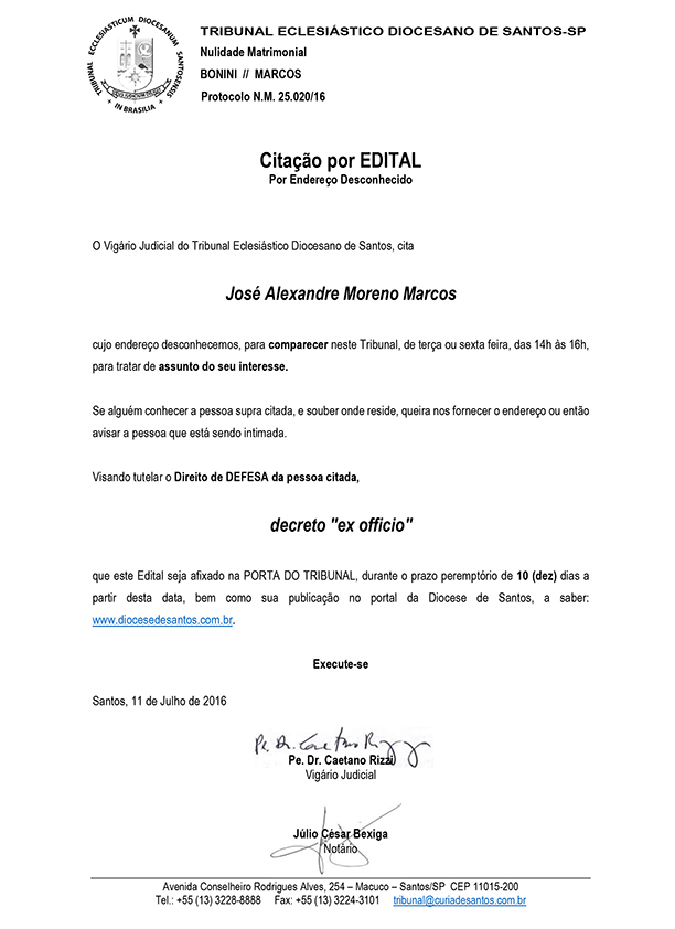 Citação por Edital José Alexandre Moreno Marcos 11072016