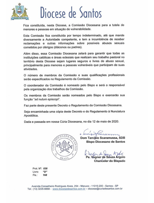 Decretos da Comissão Diocesana12052020 Página 2
