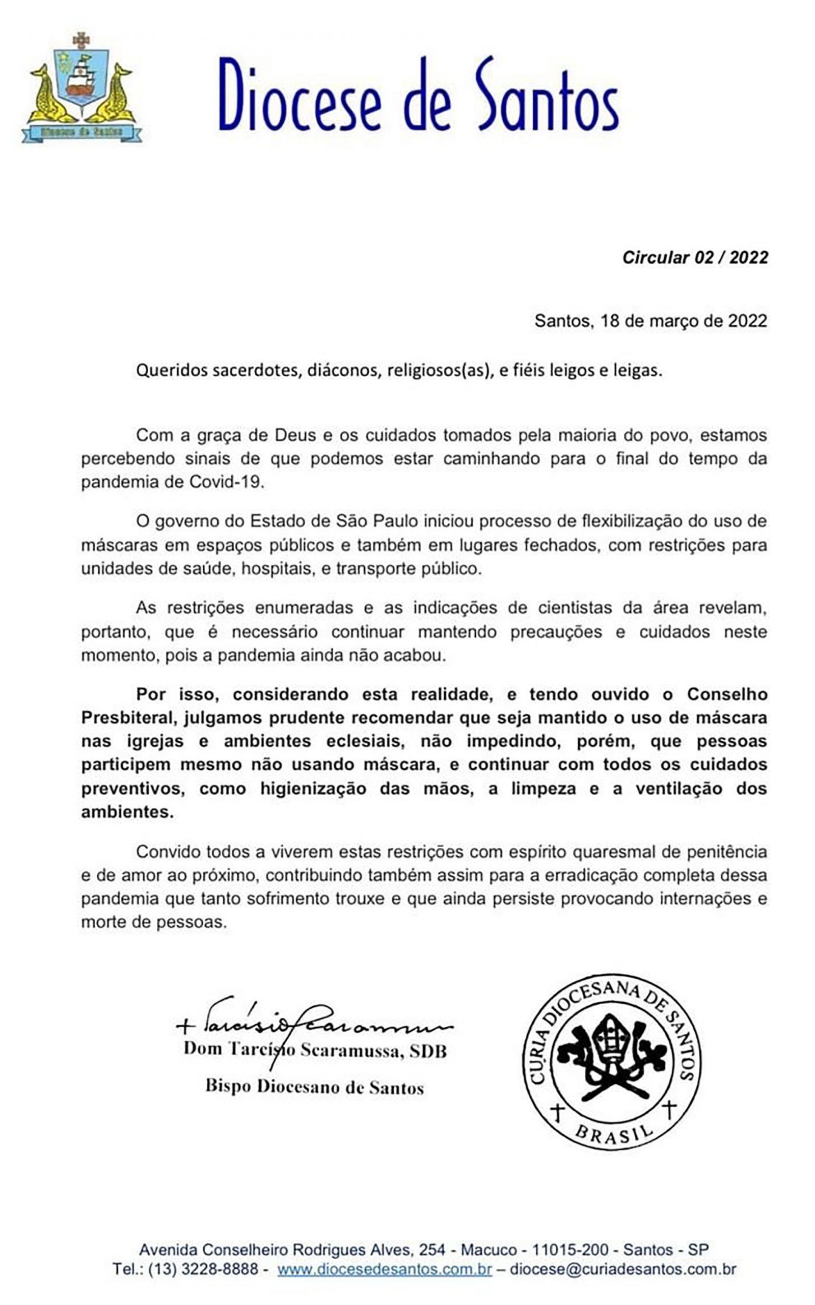 circular 2 22 uso de mascara na diocese copiar scaled