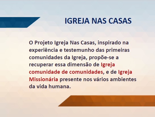 o que é manual igreja nas casas